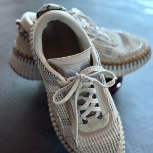 Chloe fashion sneakers in biscuit